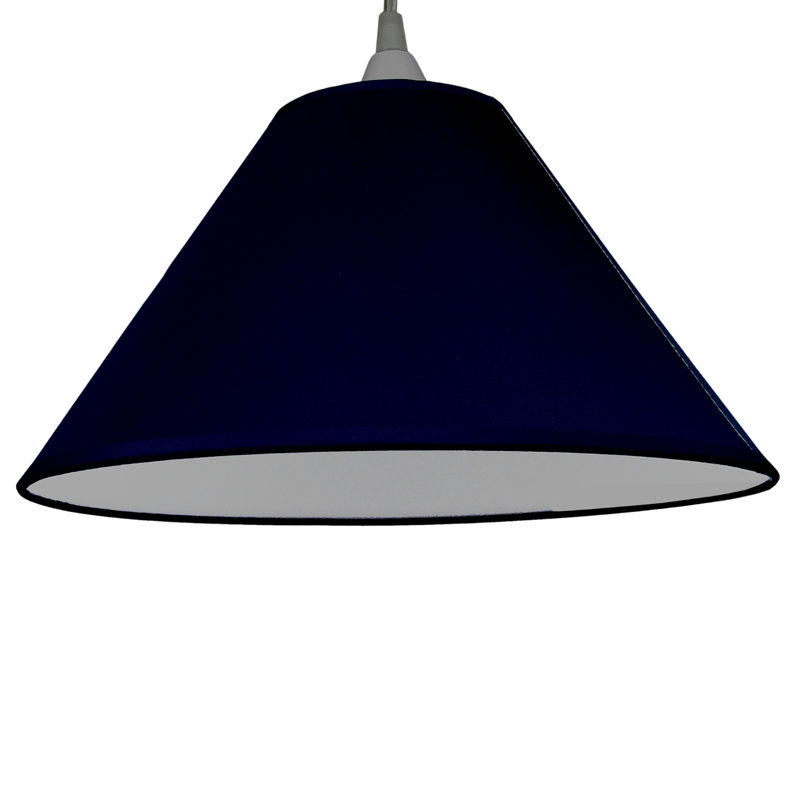 16cm H Cotton Empire Lamp Shade ( Screw On ), Mocha, 16cm H x 30cm W x 30cm D