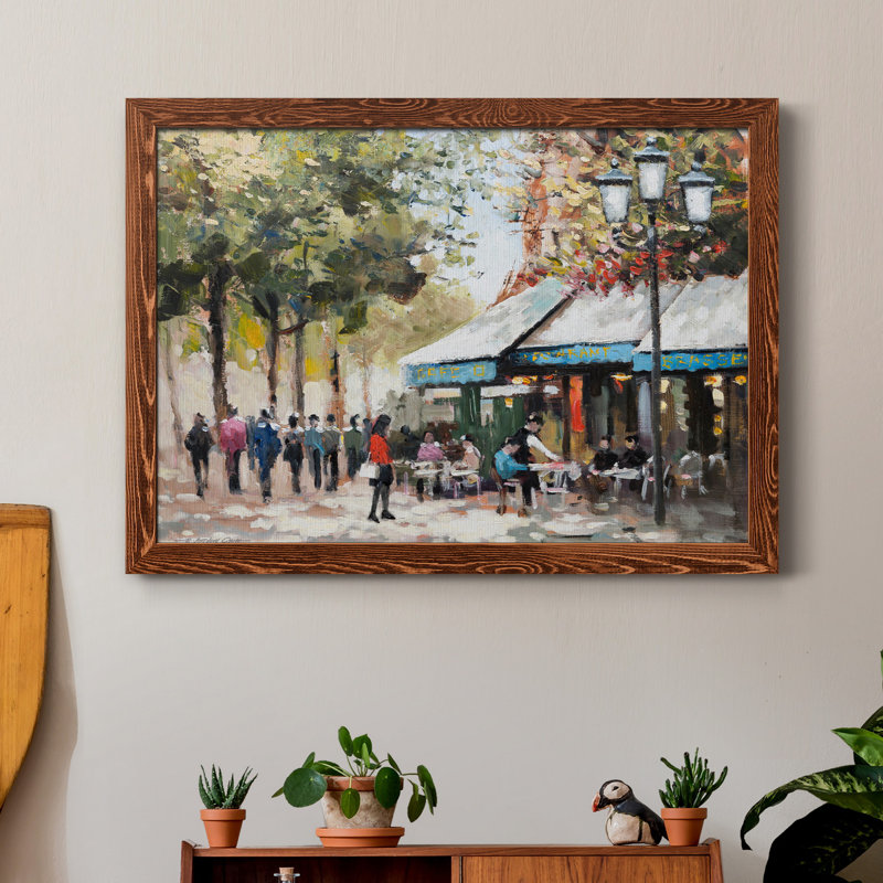 Paris II - reproduction d'art sur toile, H 37,5 po x l 27,5 po x P 1,5 po, Érable