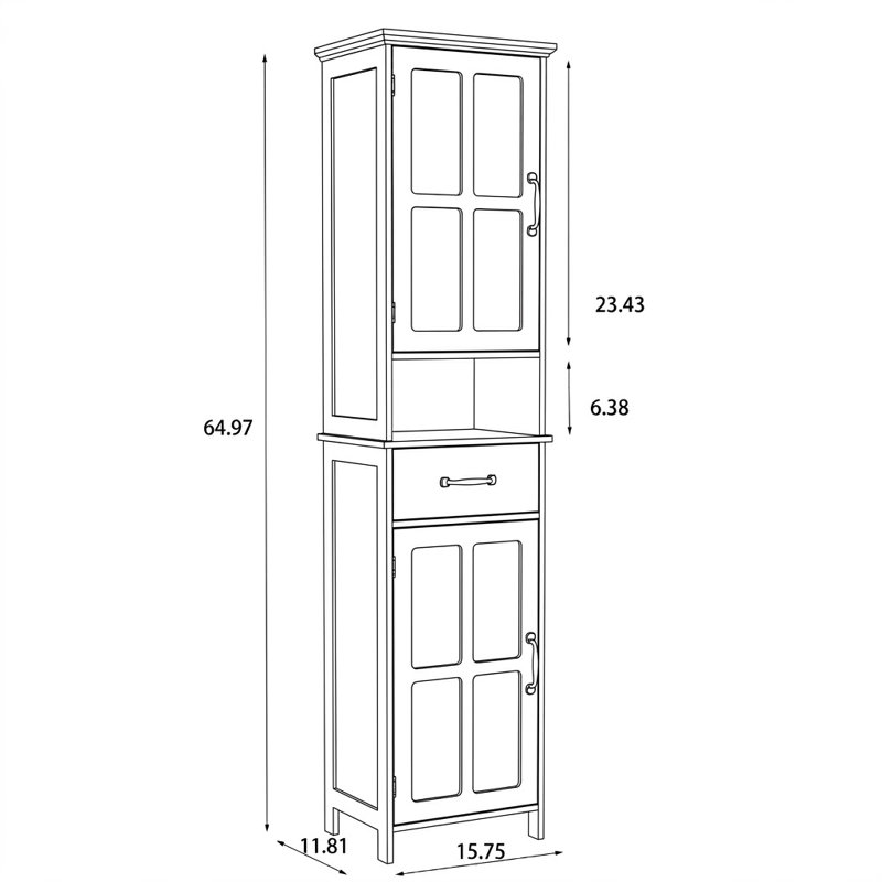 Rangement pour salle de bain Jiskly