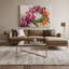 Orchidées hawaïennes, art mural sur toile grise-1664488560