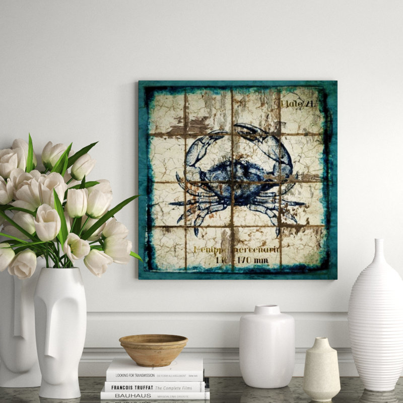 Archaic Crustacean II Print by Leftbank Art, Glass Coat, 16" H x 16" W