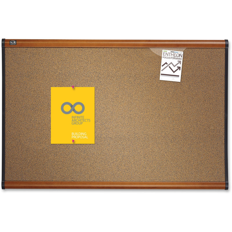 Tableau d'affichage mural, 24 po x 36 po, Cerisier clair