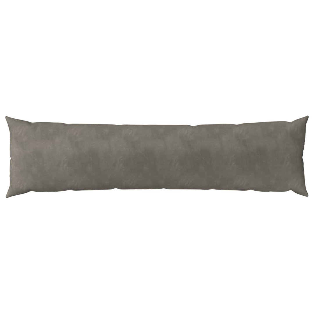 VIDAXL - Cushion Cover - 40 x 145 cm - Velvet - Grey - Image 2