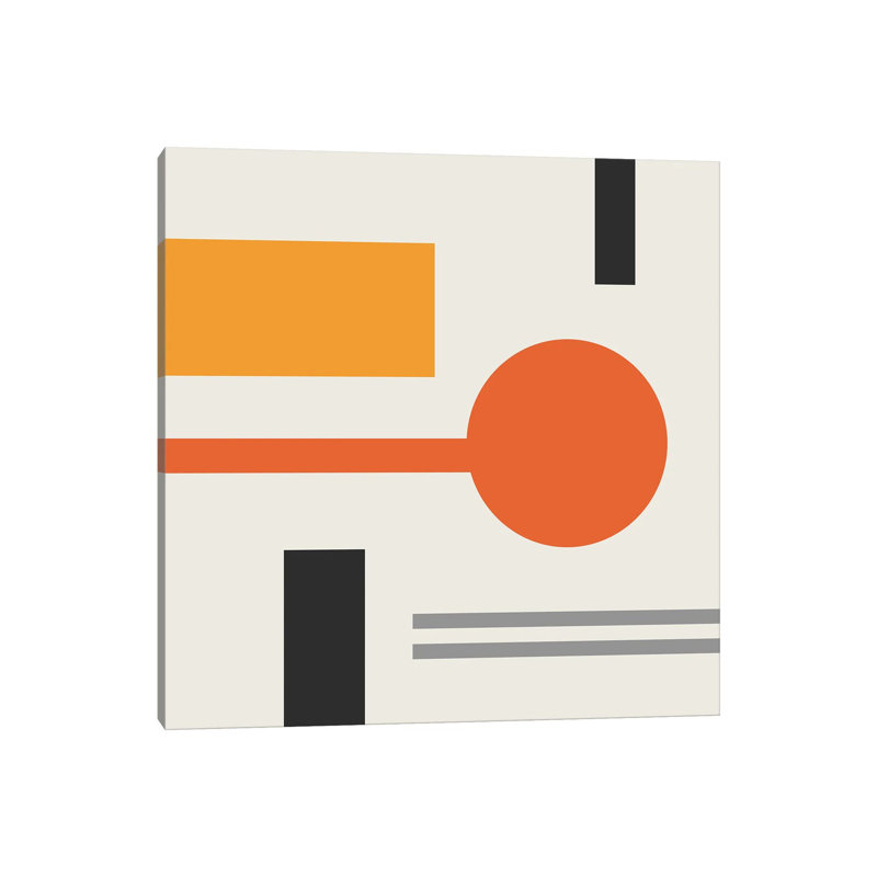 Mid Century VI - Print on Canvas, Wrapped Canvas, 30.48 cm H x 30.48 cm W