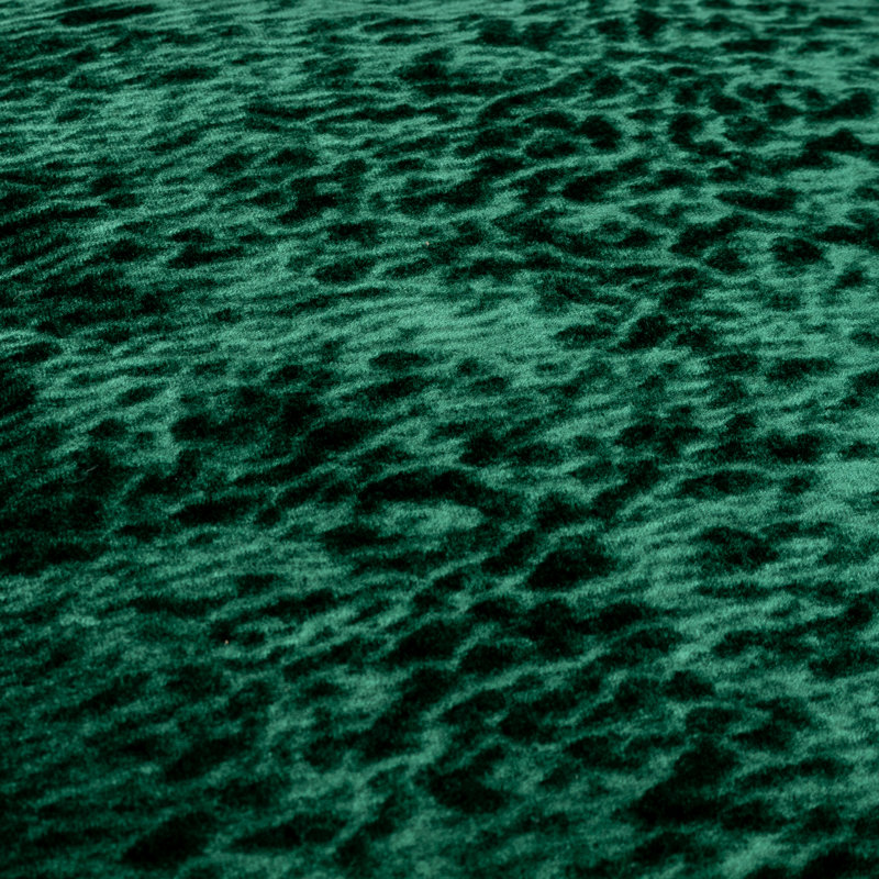 Square Throw Pillow Cover, Emerald