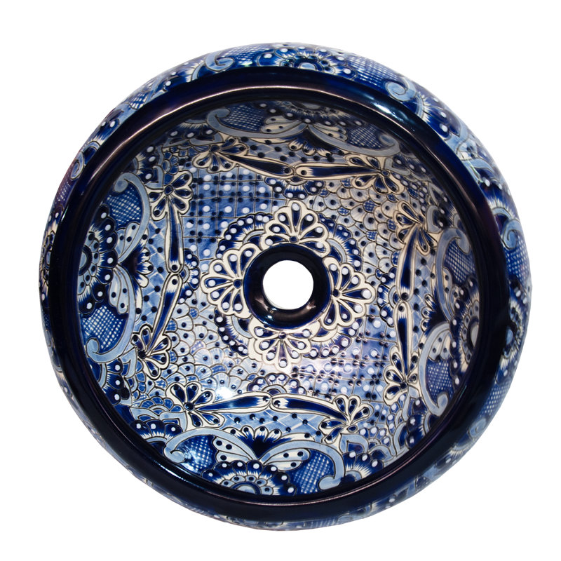 Handmade Talavera Bathroom Sink