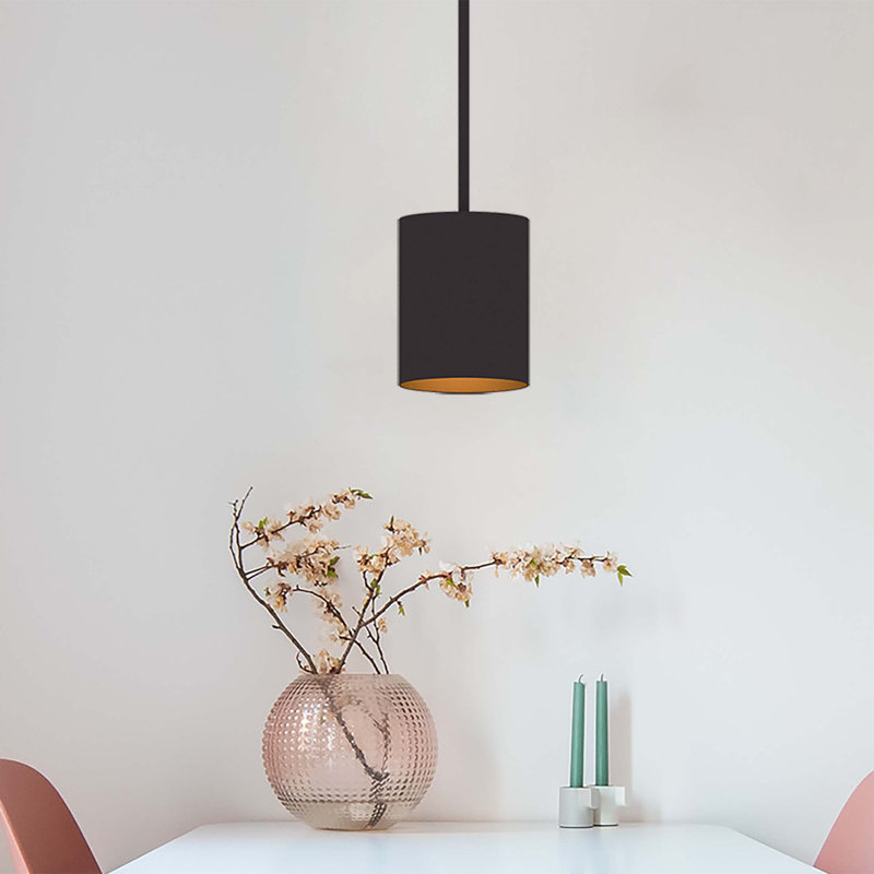 LED Outdoor Pendant,  12" H x 6'' W x 6'' D, White