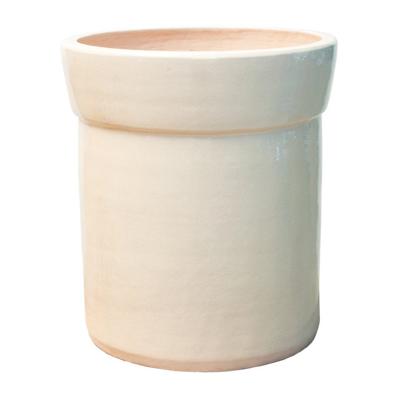 Azov Handmade Ceramic Planter, Creamy White