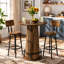 Table de bar 37,4 po avec repose-pieds
