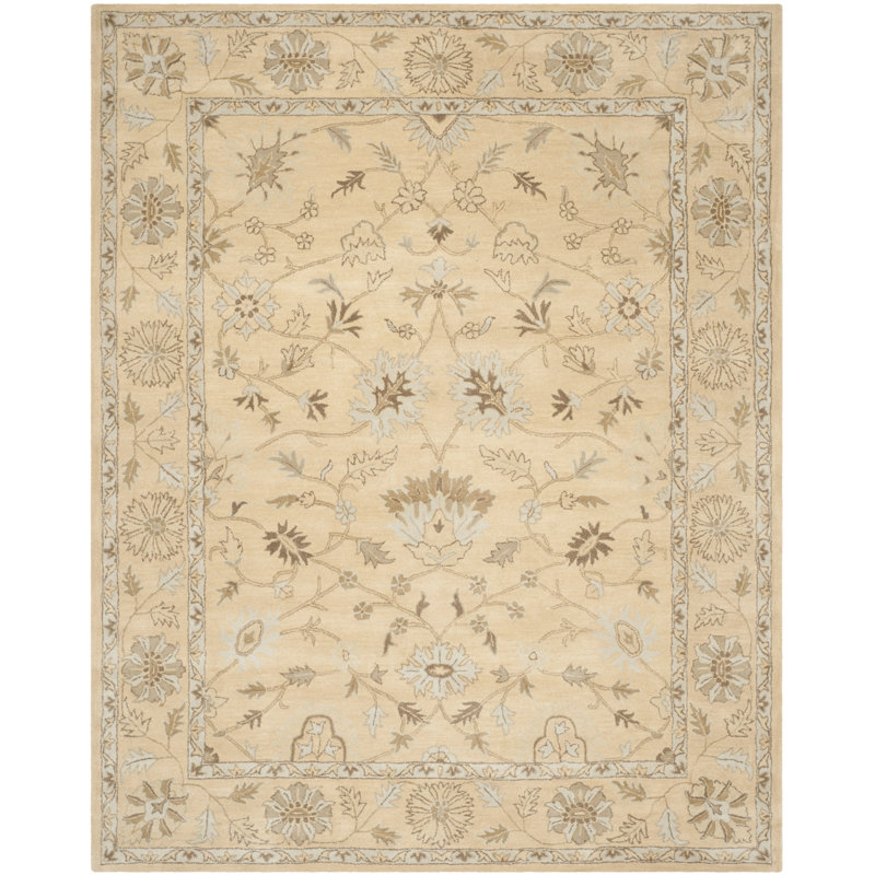 Tapis oriental en laine Amory Wyndham, Rectangle 2 pi 6 po x 4 pi