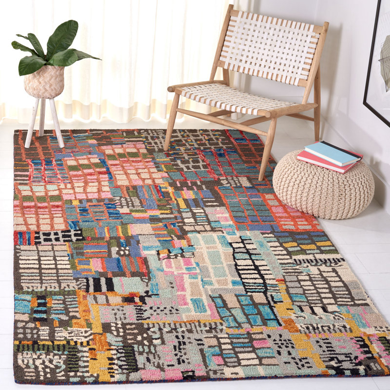 Sirak Hand Tufted Wool Rug, Rectangle 8' x 10'