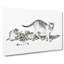 Cat With Playful Kittens by Gottfried Mind - Wrapped Canvas Print-55304079