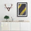 Stripes of Yellow in Abstract - Picture Frame Graphic Art Print on MDF-55730144-55730138