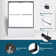 56'' - 60'' W x 58'' H Bypass Semi-Frameless Shower Door with Clear Glass