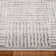 Migliore Lyla Modern Contemporary Checkered Soft High-Low Gray Charcoal Ivory Area Rug