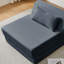 Chaise convertible en laine et en tissu-750314916