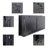 Multifunctional Ultra Thin Fireplace Insert With Remote And Multi Color Flame & Emberbed, Tempered Glass Electric Fireplace, Wall-Mounted Space Heater Fireplace-1480667116