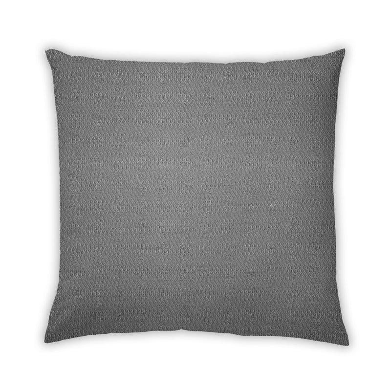 Housse et insert de coussin carré Jolyne, gris, Synthétique