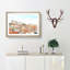 Alfalma Lisbon Portugal Skyline in Abstract - Picture Frame Graphic Art Print-55683065-55683066