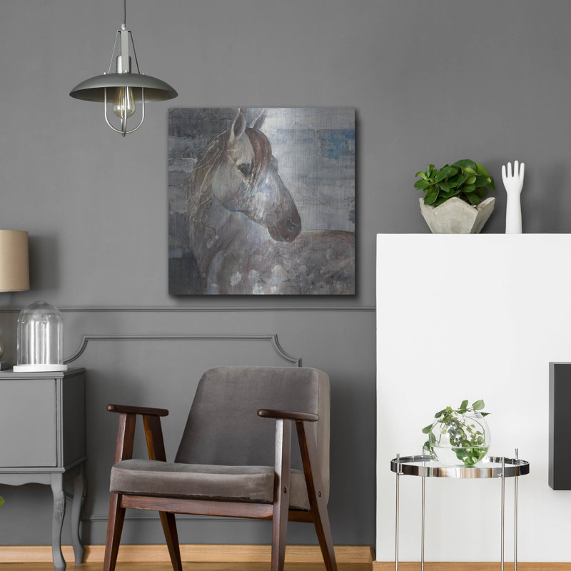 Art mural en métal «Appaloosa» par Albena Hristova Lark Manor ™, 24 po x 24 po