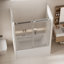 56 à 60 po X P 62 po Porte de baignoire coulissante double H sans cadre, porte de douche Bypass à fermeture douce, nickel brossé GF-24D02-T60BNX-119866281