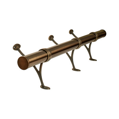 8ft Bar Foot Rail Kit Complete Undercounter Mount Hardware and Tubing