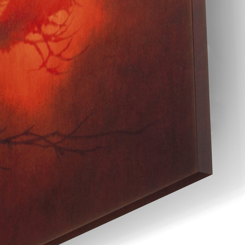 «Evening Glow» par Joh Naito, art mural en verre acrylique, H 12 po x l 16 po x P 0,13 po