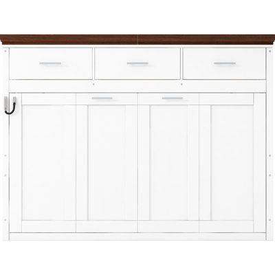 White Twin Bed With 3 Drawers, Made Of And , Space - Saving, Strong Stability, No Spring Box Needed In Color, Drawers For Various Storage Items, Required