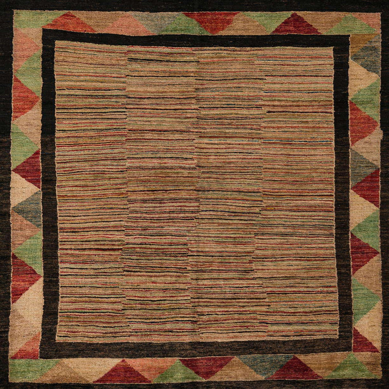 Abstract Indoor Rug, Square 3'
