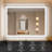LED Bathroom Mirror With Black Frame, Backlit And Front Lighted Bathroom Mirrors For Wall-1207211503