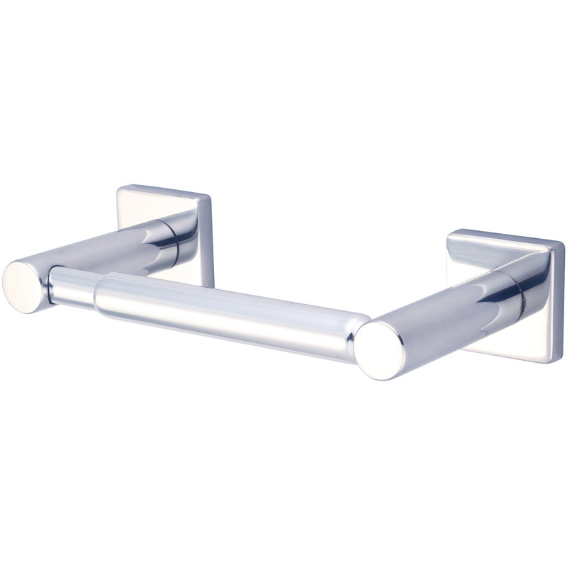 Wall Mounted Toilet Paper Holder, Polished Chrome