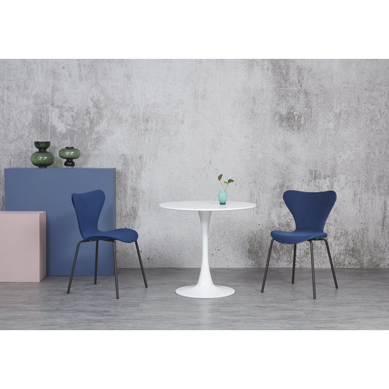 Cheetham 2 - Person Dining Set, Blue/Black