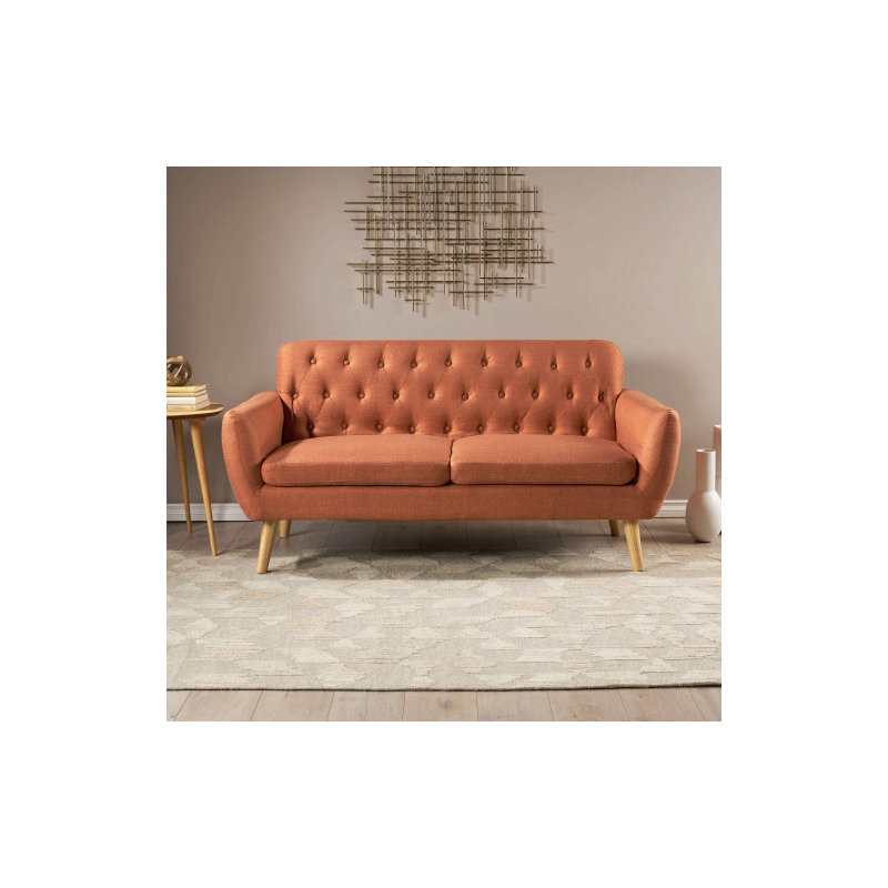 Causeuse (orange brûlé)