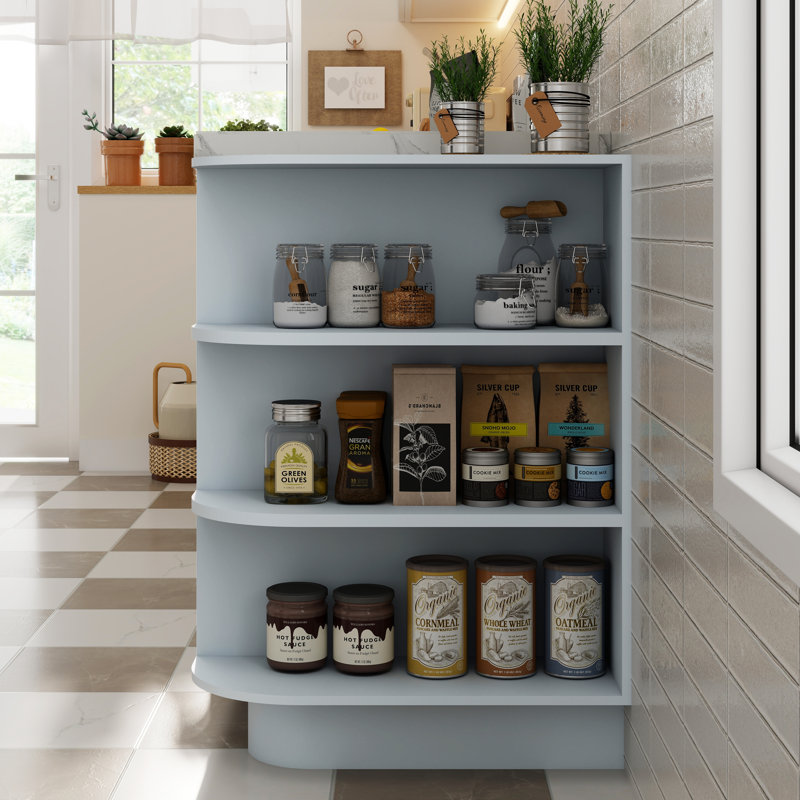 CASAINC Ready-to-Assemble W9"x D24"x H34.5" Kitchen Specialty Base Cabinet