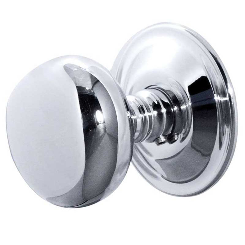 Kentfield Passage Door Knob, Polished Chrome