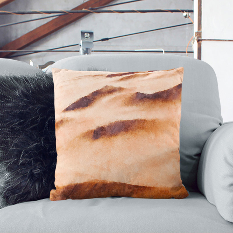 Sand Dune Ripples Scatter Cushion, White, 40cm H x 40cm W x 15cm D