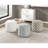 Faux Fur Pouf, Non-Slip Feature, 300Lbs Weight Bearing, 16"X17", Home Furnishings Modern Chair Non-Slip, Capacity, Decoration Aspect Feature-1691546952
