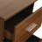 L-Shape Home Office Two Tone Desk With Storage, Walnut