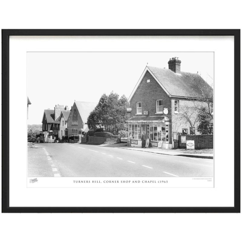 Turners Hill, Corner Shop and Chapel C1965 1 Piece Single Picture Frame Wall Art, 45cm H x 60cm W x 2.3cm D