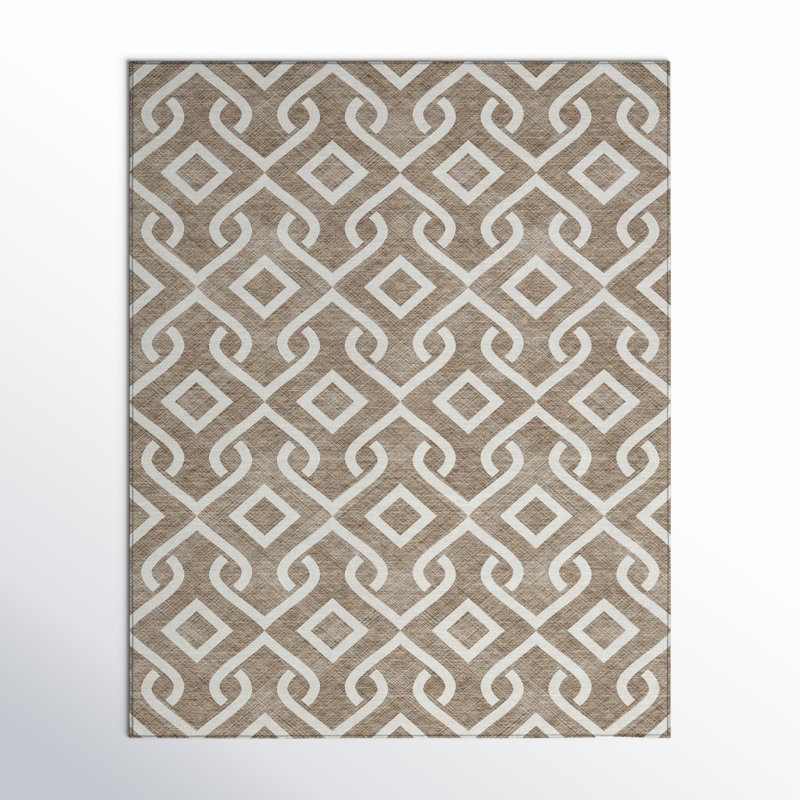 Kaylani Geometric Indoor / Outdoor Rug, Rectangle 8' x 10'