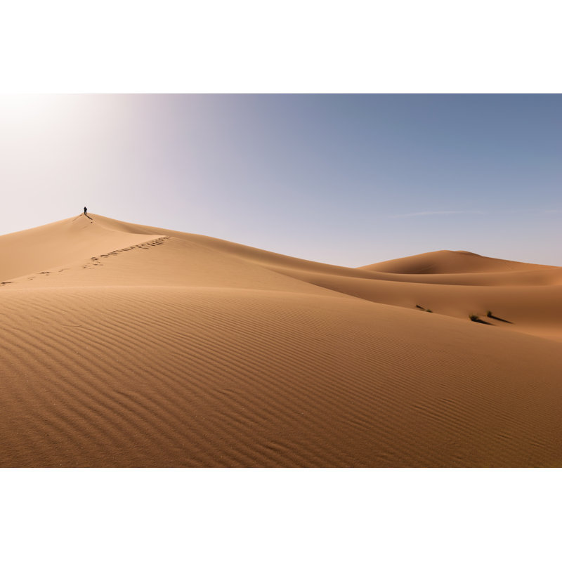 Dunes Erg Chebbi Desert, Sahara, Merzouga, Morocco by JulianSchaldach - Wrapped Canvas Print, 30cm H x 46cm W x 3.8cm D