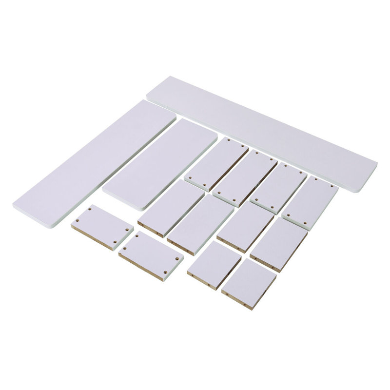 6 Piece Plastic / Acrylic Floating Shelf