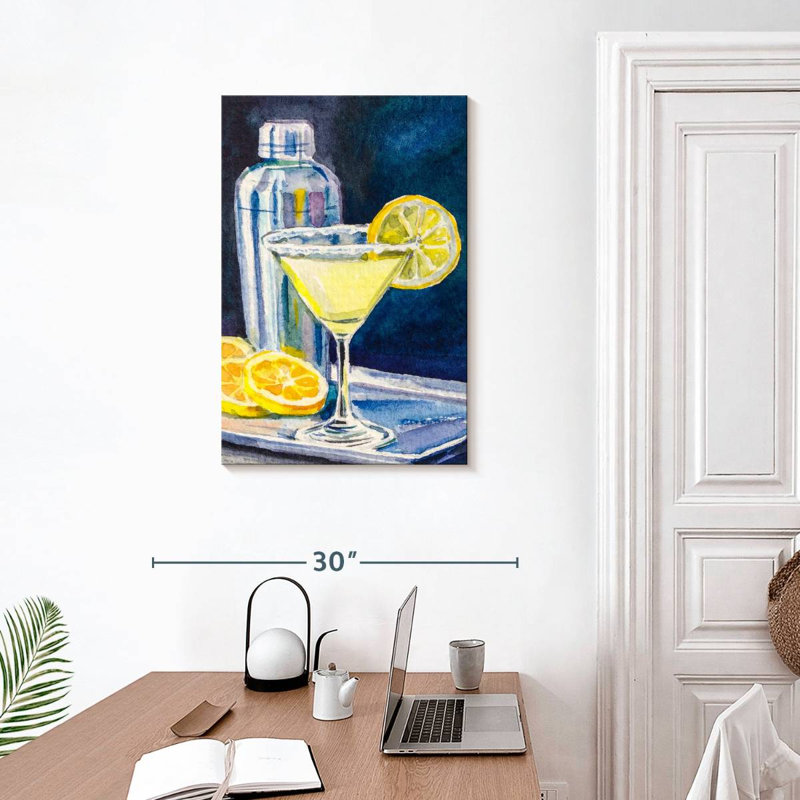 Yarlin Lemon Martini, 30" H x 20" W
