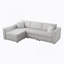 Canapé polyvalent en forme de L pour 4 personnes avec confort moelleux et design élégant-453026265