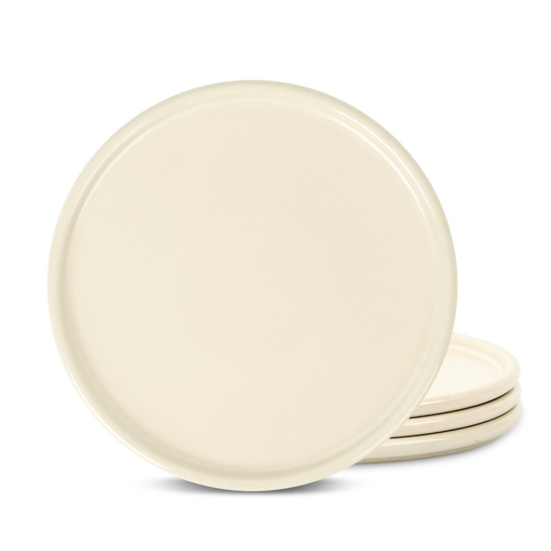 Stone Lain Eden 4-Piece Dinner Plate Set Stoneware, Beige