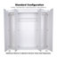 Armoire penderie 100% bois massif 4 portes Kyle-70062848