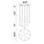 Luminaire suspendu à DEL Quenby 1103