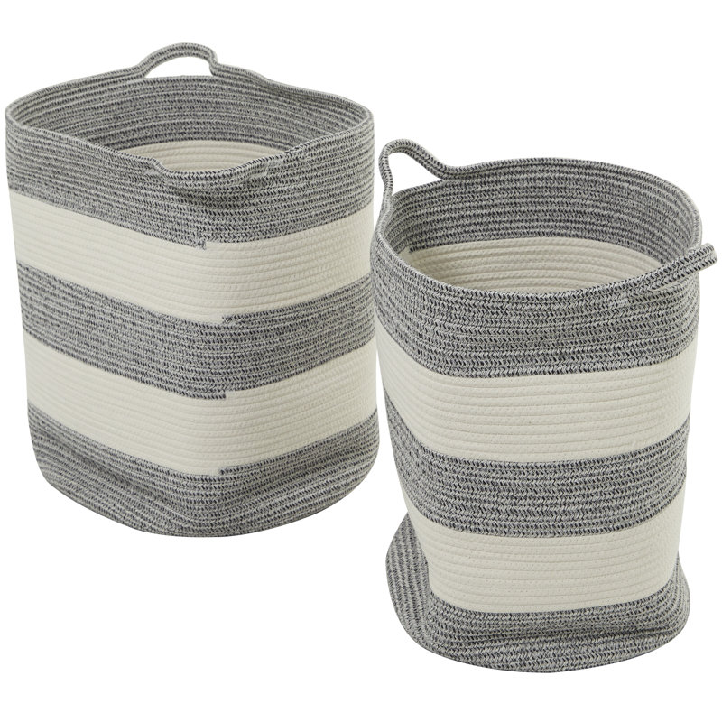 Rosecliff Heights Fabric Decorative Basket