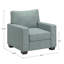 Beaulah Modern Fabric Upholstered Square Arm Living Room Chair-100652845