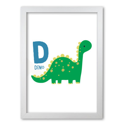 Alphabet Animals, D Is For Dino - Print